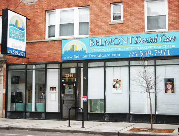 Belmont Dental Care Exterior on Lincoln Ave. in Lakeview